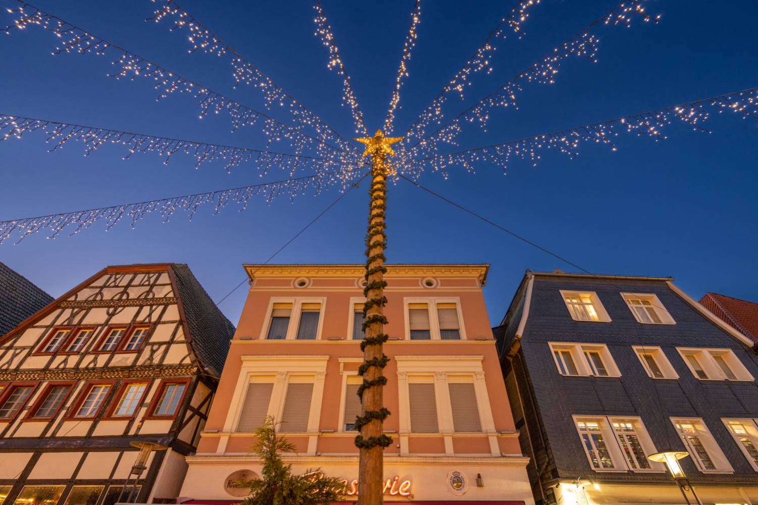Lichterstern über der Altstadt