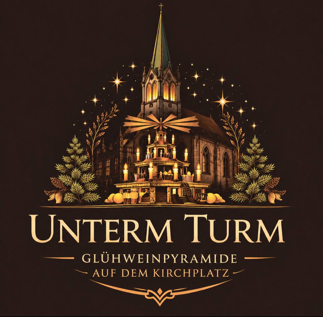 Logo Unterm Turm – Glühweinpyramide auf dem Kirchplatz